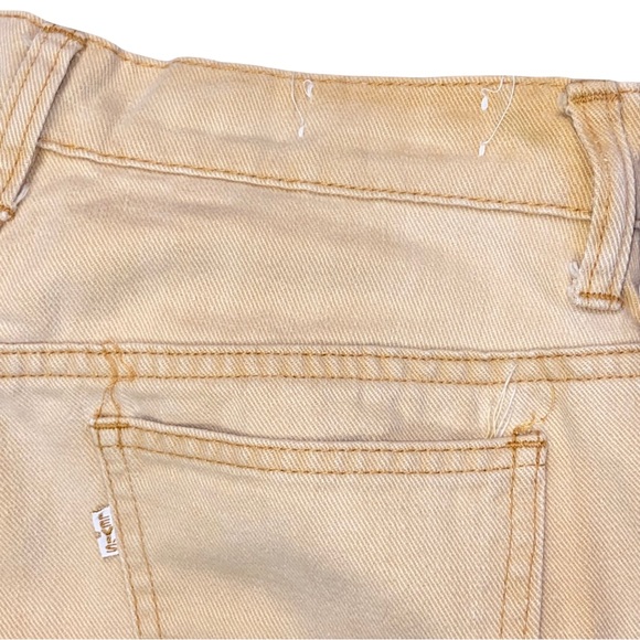 Rare Vintage Levi’s For Gals Khaki Flare Leg Jeans Big E - Picture 6 of 13